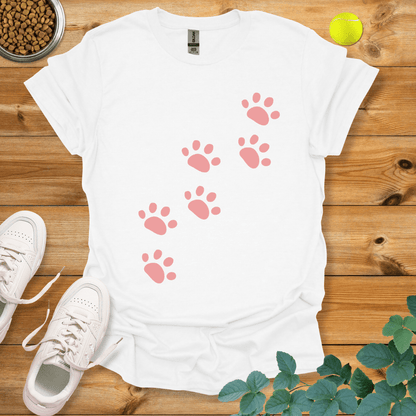 Paw Trail T-Shirt White / S